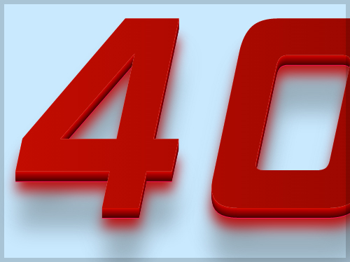 404 Pseudo-3D CSS3 text